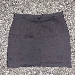 Basic Y2K Grey Mini Skirt